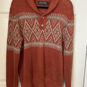 Banana Republic Brown Shawl Collar Sweater